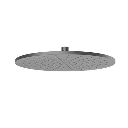 UniMatch hoofddouche rond 30 x 0,8 cm gunmetal PVD