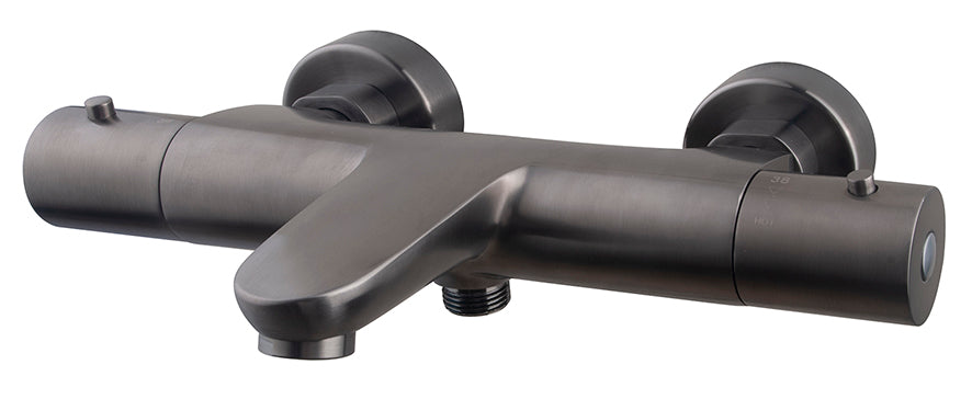 Caral thermostatische badmengkraan gunmetal PVD