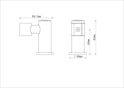 UniMatch wandhanddouchehouder kantelbaar gunmetal PVD