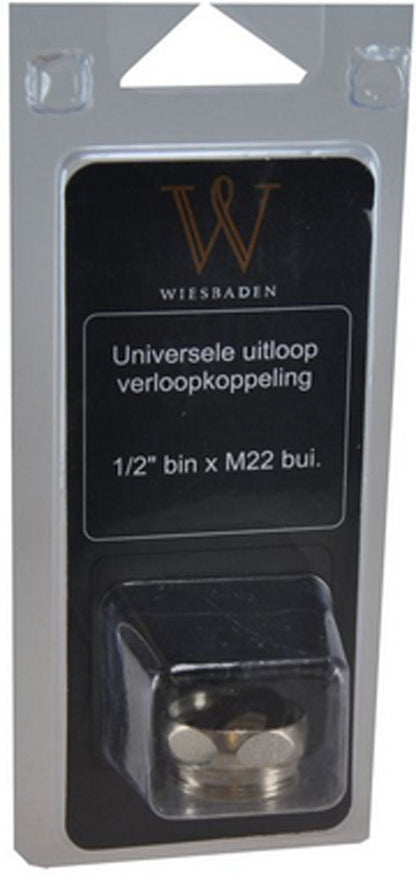 uitloop koppeling 1/2'' bin x M22 bui