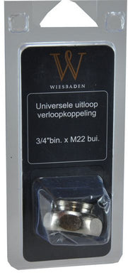 uitloop koppeling 3/4''bin x M22 bui