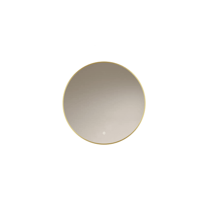 Badkamerspiegel Aurora 60x60, met Gouden Lijst