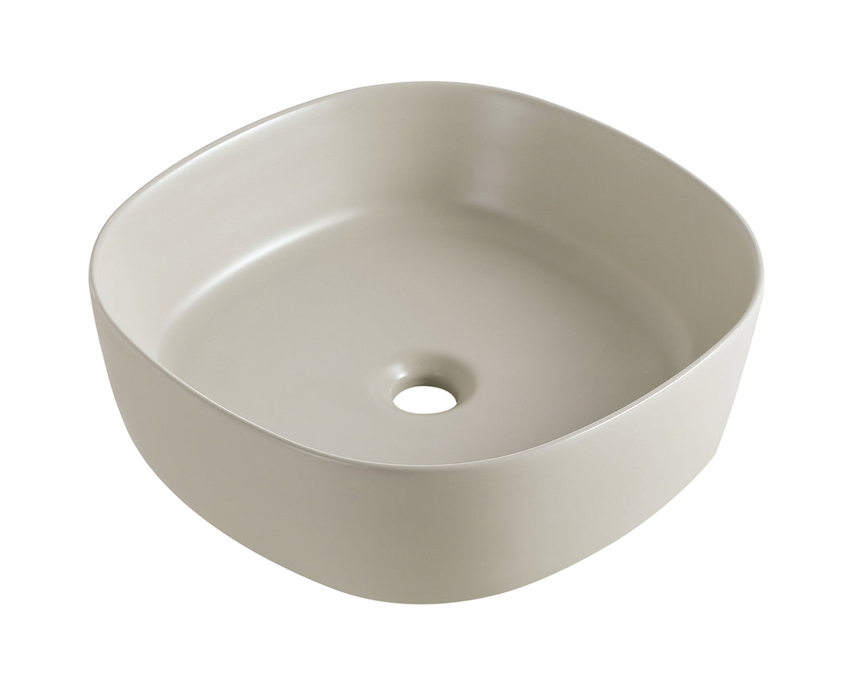 Wiesbaden sofia waskom rond 44 x 44 x 13,5 cm keramiek beige