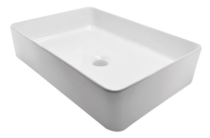 Wiesbaden link opzetwastafel 35 x 50 x 12 cm keramiek glans wit