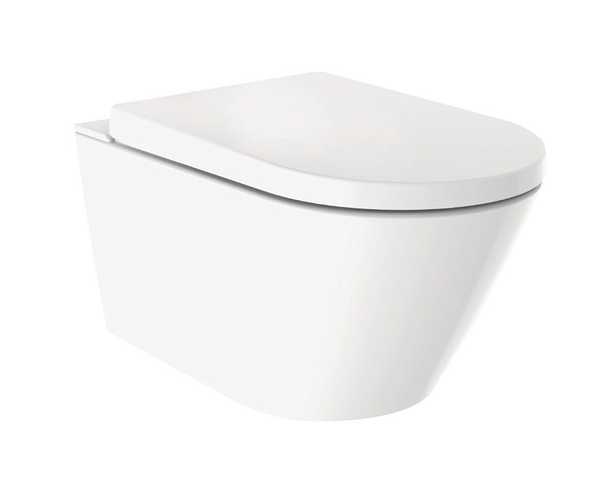 Vesta douche wc rimless glans wit
