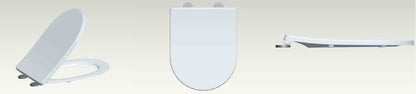 Shade slim toiletzitting softclose en quick release glans wit