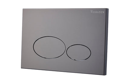 X32 Metal drukplaat voor inbouwreservoir gunmetal PVD