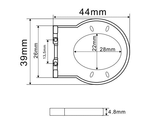 Amor toiletzitting softclose en quick release glans wit