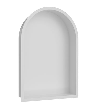 Demis inbouwnis ovaal 30 x 45 x 7 cm mat wit