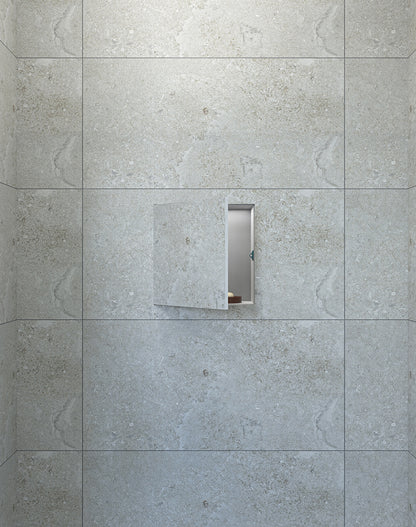 Wiesbaden demis inbouwnis betegelbaar 30 x 30 x 14 cm RVS
