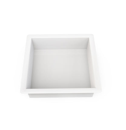 Demis inbouwnis 30 x 30 x 10 cm mat wit