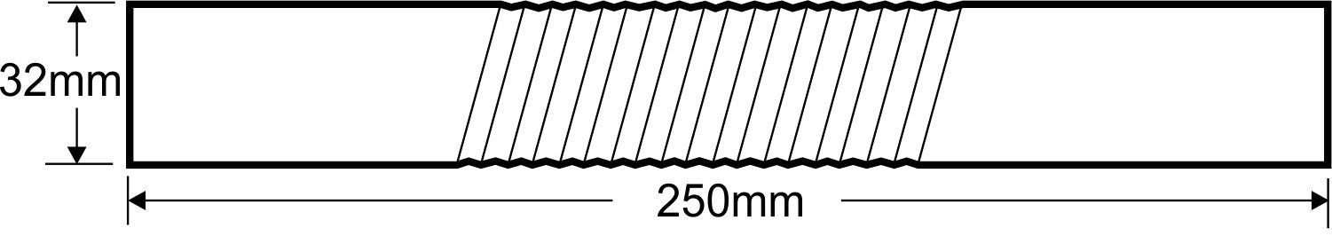 chroom muurbuis recht buigbaar 32mm