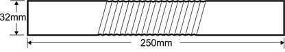chroom muurbuis recht buigbaar 32mm