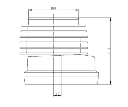 Closet-aansluitstukken 110x100 wit Offset