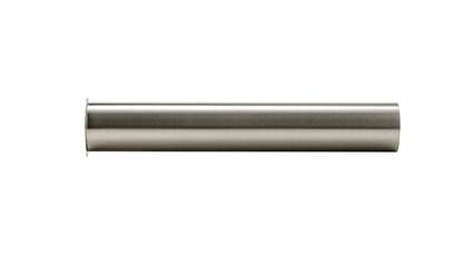 UniMatch sifon verlengbuis 20 cm met kraag geborsteld staal