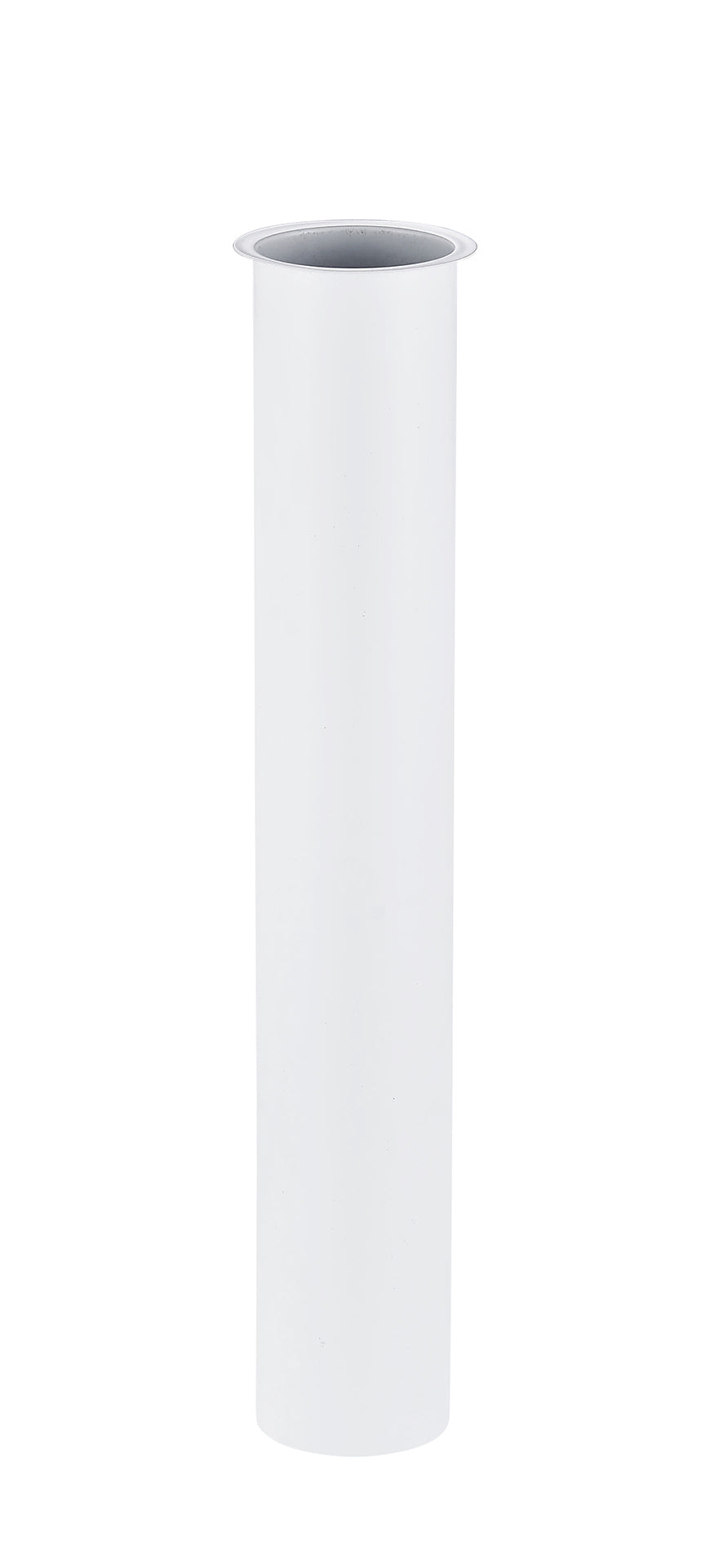 UniMatch sifon verlengbuis 20 cm met kraag mat wit