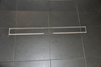 Tegelrooster voor douchegoot 50 x 7 cm RVS