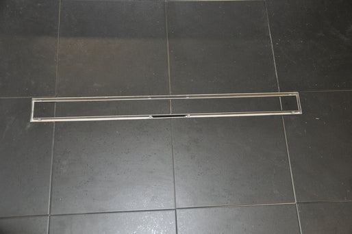 Tegelrooster voor douchegoot 80 x 7 cm RVS