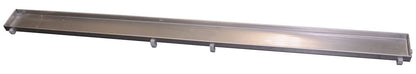 Tegelrooster voor douchegoot 120 x 7 cm RVS