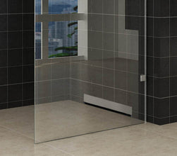 Muurgoot met flens 80 x 7 cm RVS