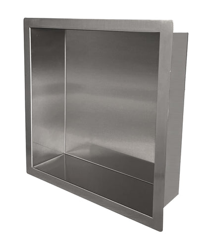 Demis inbouwnis 30 x 30 x 7 cm gunmetal PVD