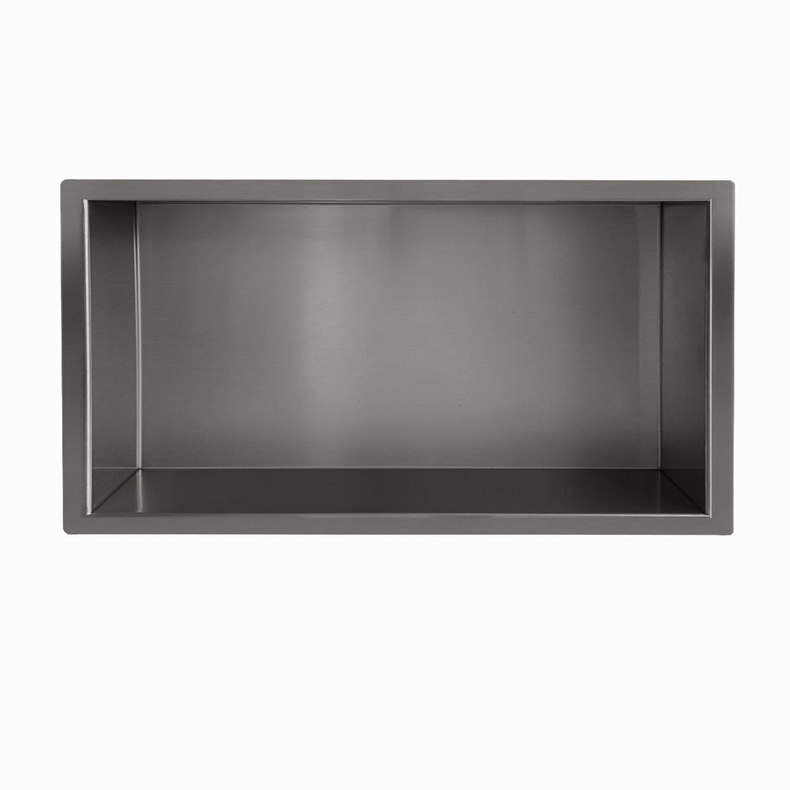 Demis inbouwnis 30 x 60 x 7 cm gunmetal PVD