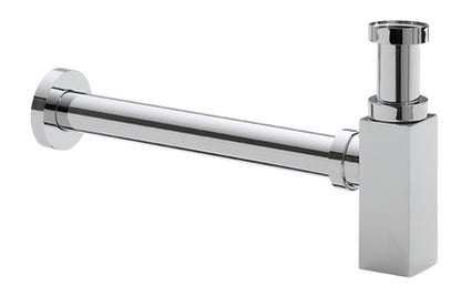 Rombo sifon vierkant 5/4" x 32 mm chroom