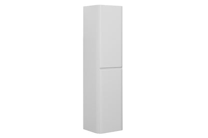 Novira kolomkast afgeronde hoeken 160 x 40 x 35 cm mat wit