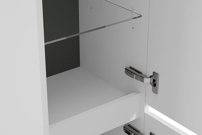 Wiesbaden Alvara kolomkast 160x35x35 cm mat wit