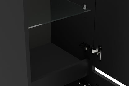 Wiesbaden Alvara kolomkast 160x35x35 cm mat zwart