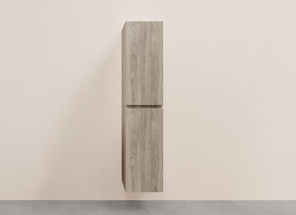 Alvara kolomkast 160x35x35 cm grijs eiken