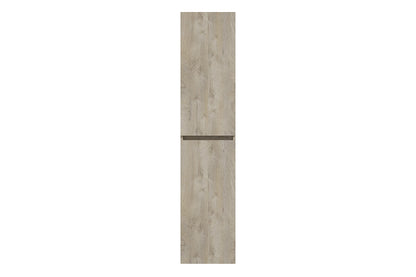Alvara kolomkast 160x35x35 cm grijs eiken