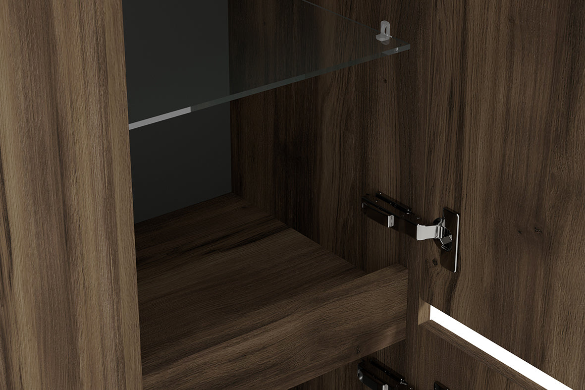 Wiesbaden Alvara kolomkast 160x35x35 cm donker eiken