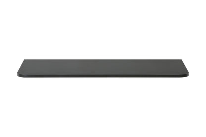 Novira topblad afgeronde hoeken 80 x 48 cm mat zwart
