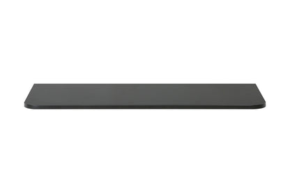 Novira topblad afgeronde hoeken 100 x 48 cm mat zwart