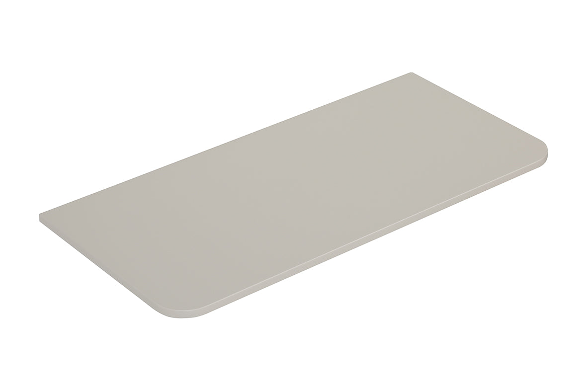 Novira topblad afgeronde hoeken 100 x 48 cm mat zand
