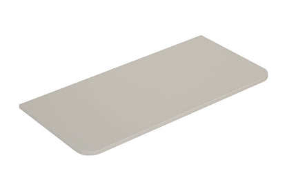 Novira topblad afgeronde hoeken 100 x 48 cm mat zand