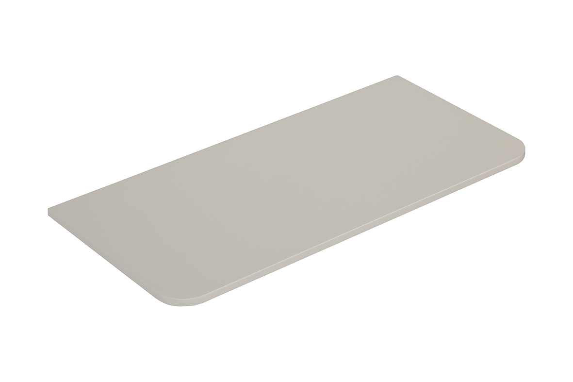 Wiesbaden novira topblad afgeronde hoeken 120 x 48 cm mat zand