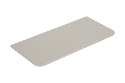 Wiesbaden novira topblad afgeronde hoeken 120 x 48 cm mat zand