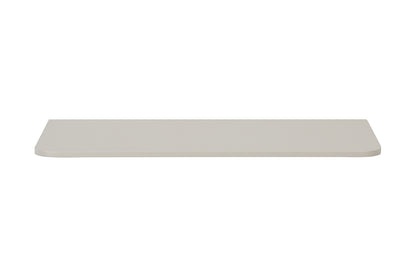 Wiesbaden novira topblad afgeronde hoeken 120 x 48 cm mat zand