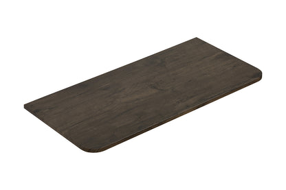 Wiesbaden sulora topblad afgeronde hoeken 80 x 48 cm bruin eiken