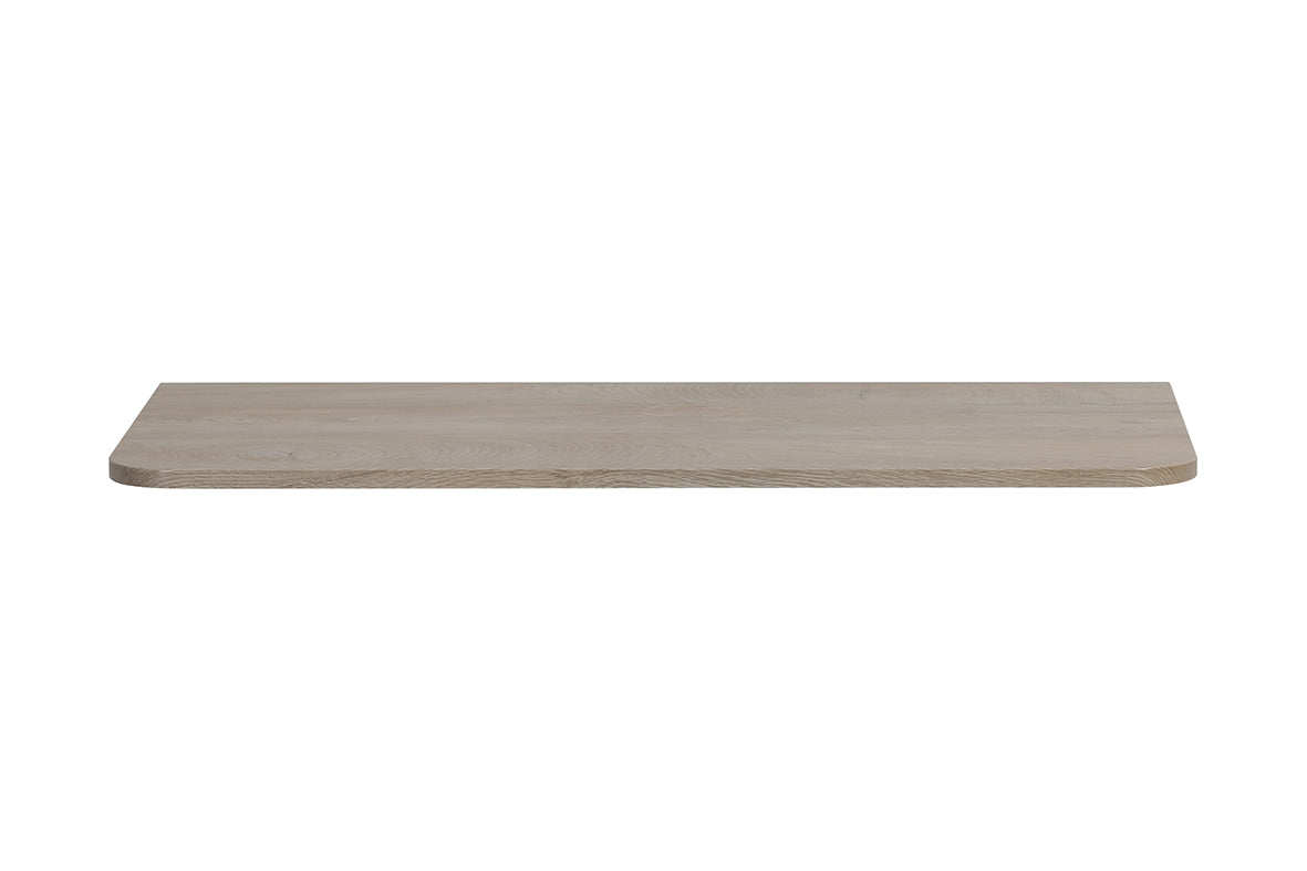 Sulora topblad afgeronde hoeken 80 x 48 cm licht eiken