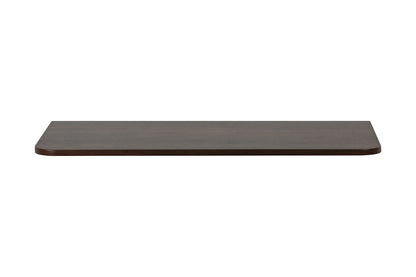 Wiesbaden sulora topblad afgeronde hoeken 80 x 48 cm walnoot