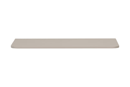 Wiesbaden sulora topblad afgeronde hoeken 120 x 48 cm mat beige