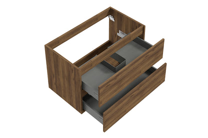 Wiesbaden Alvara onderkast met 2 laden 1 uitsparing 80 x 46 cm warm eiken