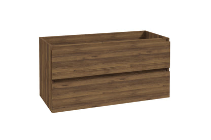 Alvara onderkast met 2 laden 1 uitsparing 100 x 46 cm warm eiken