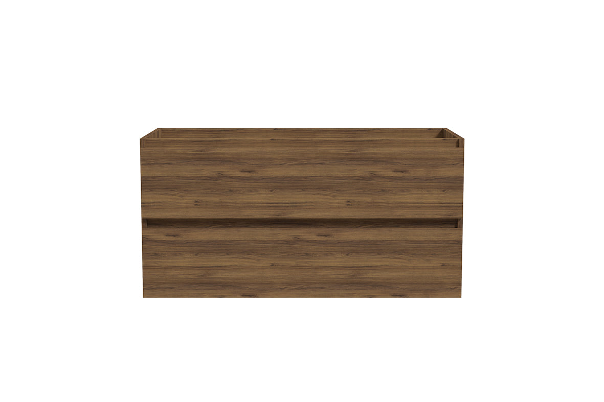 Alvara onderkast met 2 laden 1 uitsparing 100 x 46 cm warm eiken
