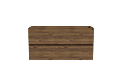 Alvara onderkast met 2 laden 1 uitsparing 100 x 46 cm warm eiken