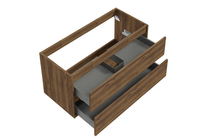 Wiesbaden Alvara onderkast met 2 laden 1 uitsparing 100 x 46 cm warm eiken