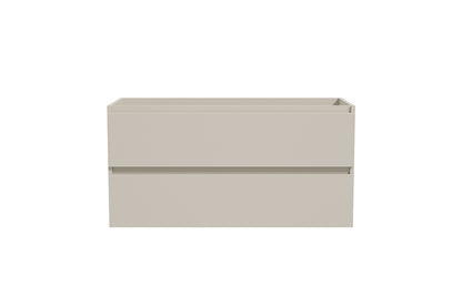 Alvara onderkast met 2 laden 1 uitsparing 100 x 46 cm cashmere